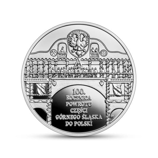 10 zł 100. r. powrotu części Górnego Śląska 2022