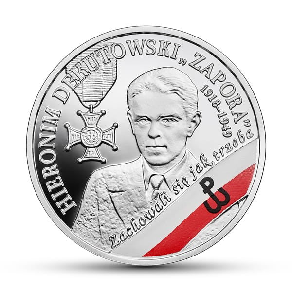 10 zł Żołnierze niezłomni - Hieronim Dekutowski, „Zapora” 2018