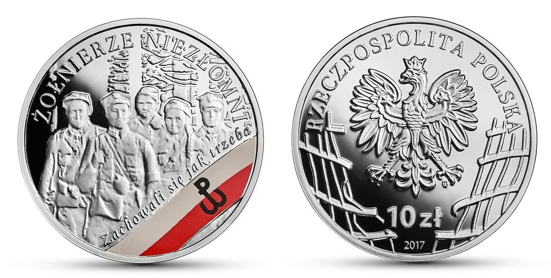 10 zł Żołnierze Niezłomni 2017