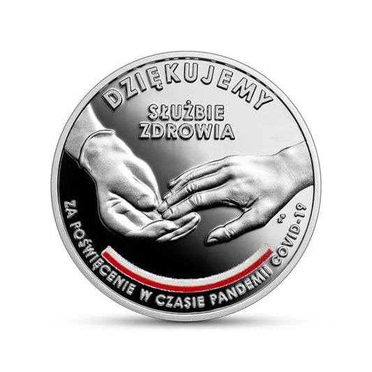 10 zł Dziękujemy służbie zdrowia za poświęcenie w czasie pandemii COVID-19 2021
