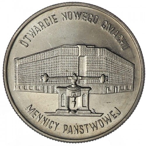 20 000 zł Otwarcie nowego gmachu Mennicy 1994