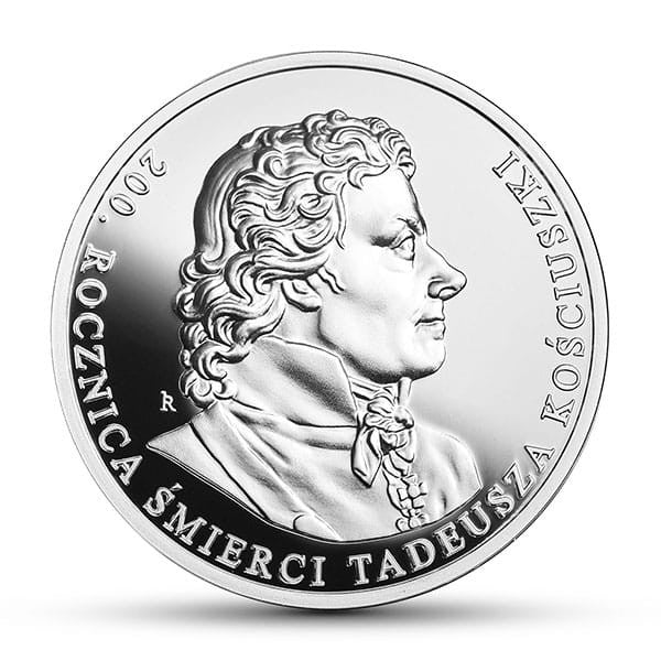 10 zł 200. rocz. śmierci Tadeusza Kościuszki 2017